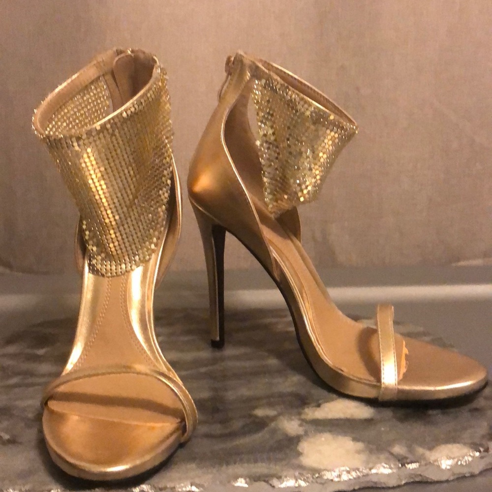 Gold heels